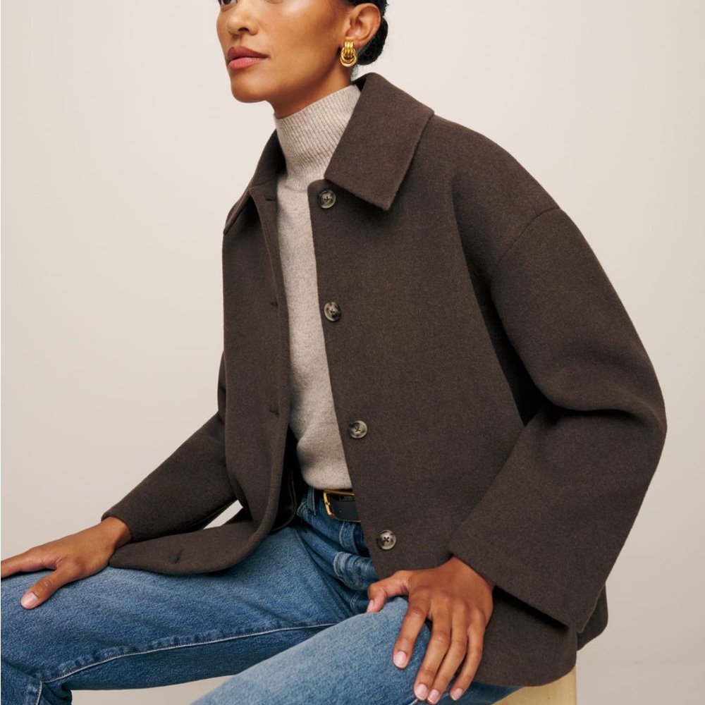 SOLD - Reformation Rocky Wool Overshirt